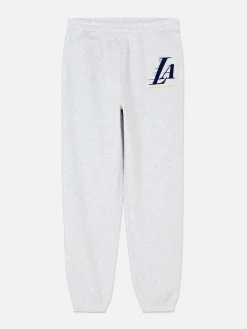 Loungewear|Primark „NBA Los Angeles Lakers“ Jogginghose Mit Streifen Grau meliert