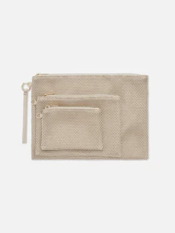 Taschen Und Portemonnaies|Primark Netzstoffbeutel, 3er-Pack Beige