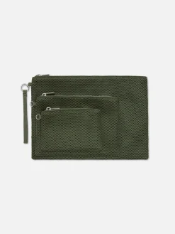 Taschen Und Portemonnaies|Primark Netzstoffbeutel, 3er-Pack Khakifarben