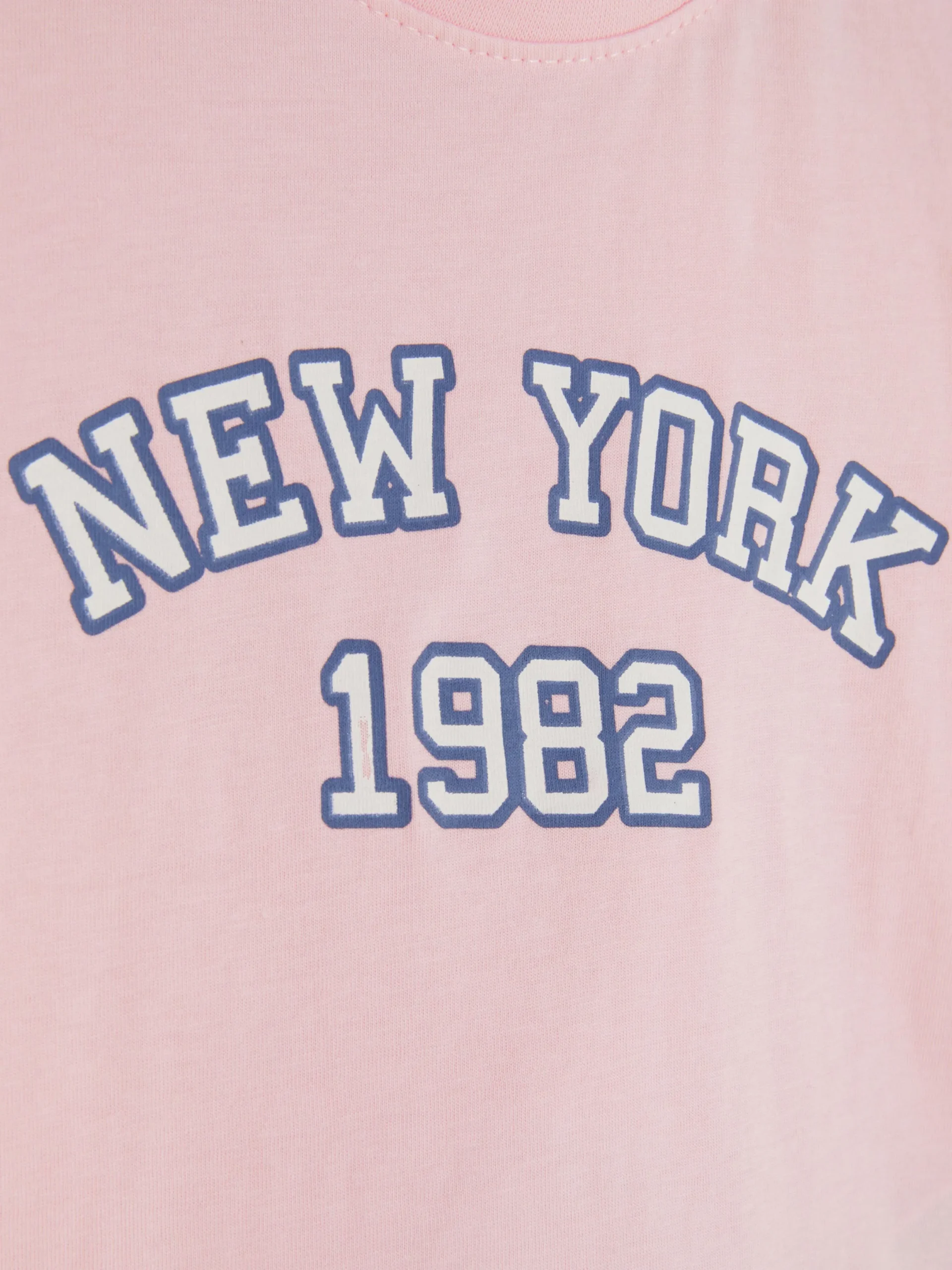 Tops Und T-Shirts|Primark „New York“ T-Shirt Hellrosa