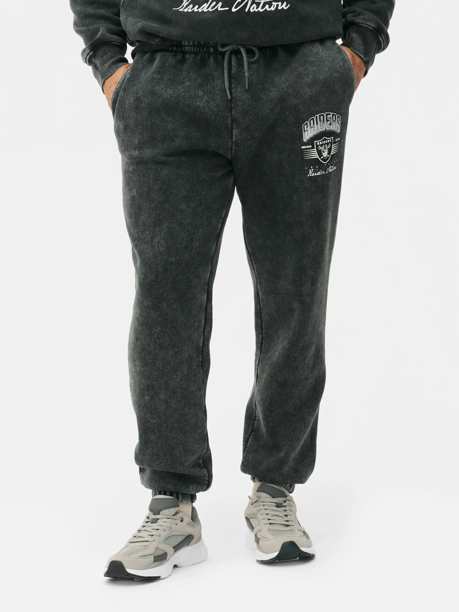 Jogginghosen|Primark „NFL Las Vegas Raiders“ Jogginghose Zum Kombinieren Anthrazitfarben