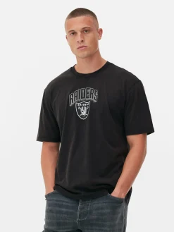 Grafik-T-Shirts Und -Sweatshirts|Tops Und T-Shirts|Primark „NFL Las Vegas Raiders“ T-Shirt Mit Grafik Anthrazitfarben