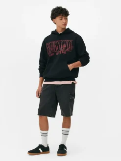 Grafik-T-Shirts Und -Sweatshirts|Hoodies Und Sweatshirts|Primark „Nirvana Albumcover“ Hoodie Schwarz