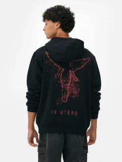 Grafik-T-Shirts Und -Sweatshirts|Hoodies Und Sweatshirts|Primark „Nirvana Albumcover“ Hoodie Schwarz