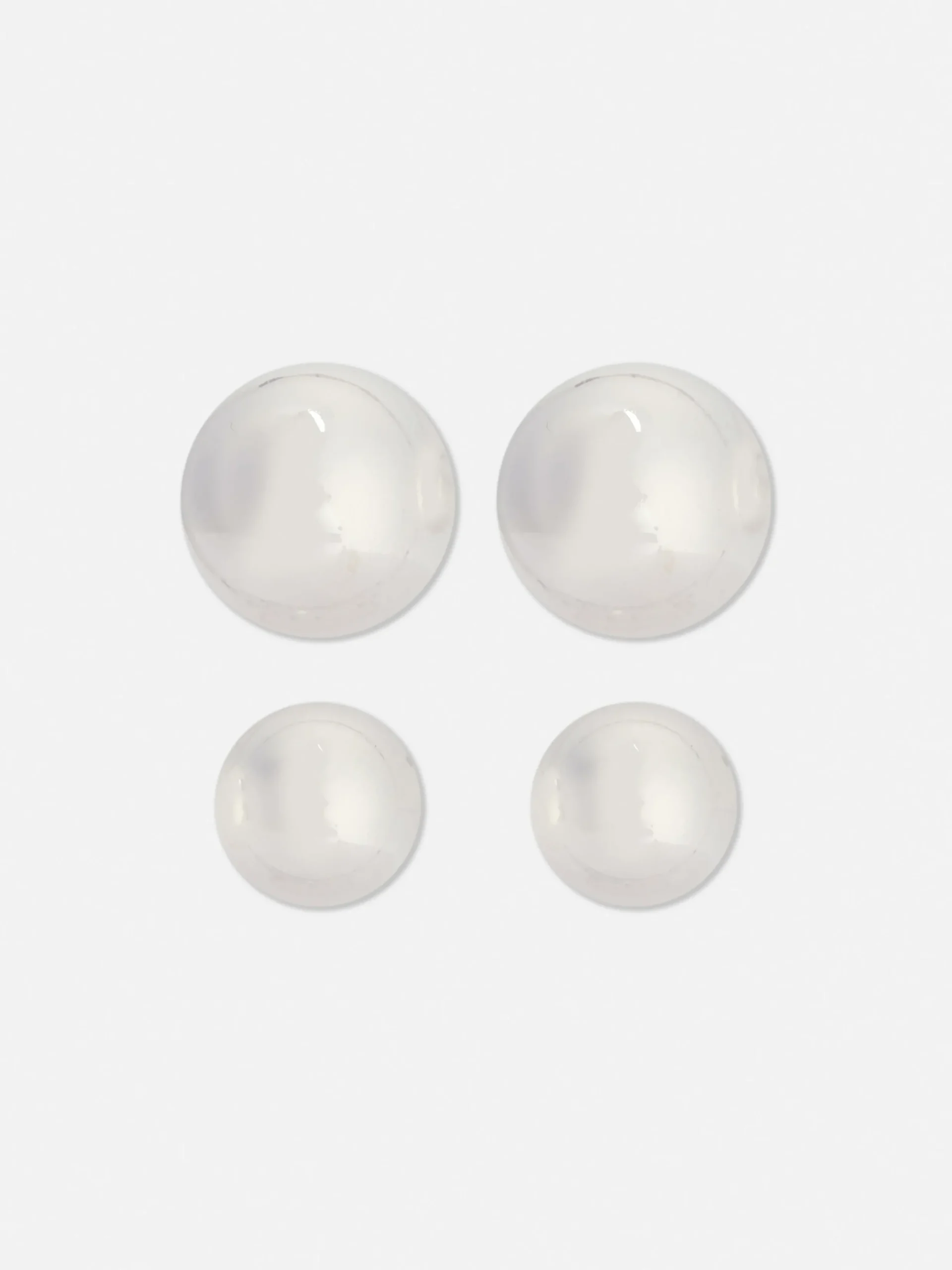 Schmuck|Primark Ohrstecker Im Kugeldesign, 2er-Pack Weiß