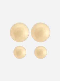 Schmuck|Primark Ohrstecker Im Kugeldesign, 2er-Pack Gelb