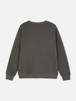 Hoodies Und Sweatshirts|Primark „Olivia Rodrigo“ T-Shirt Mit Grafik Anthrazitfarben