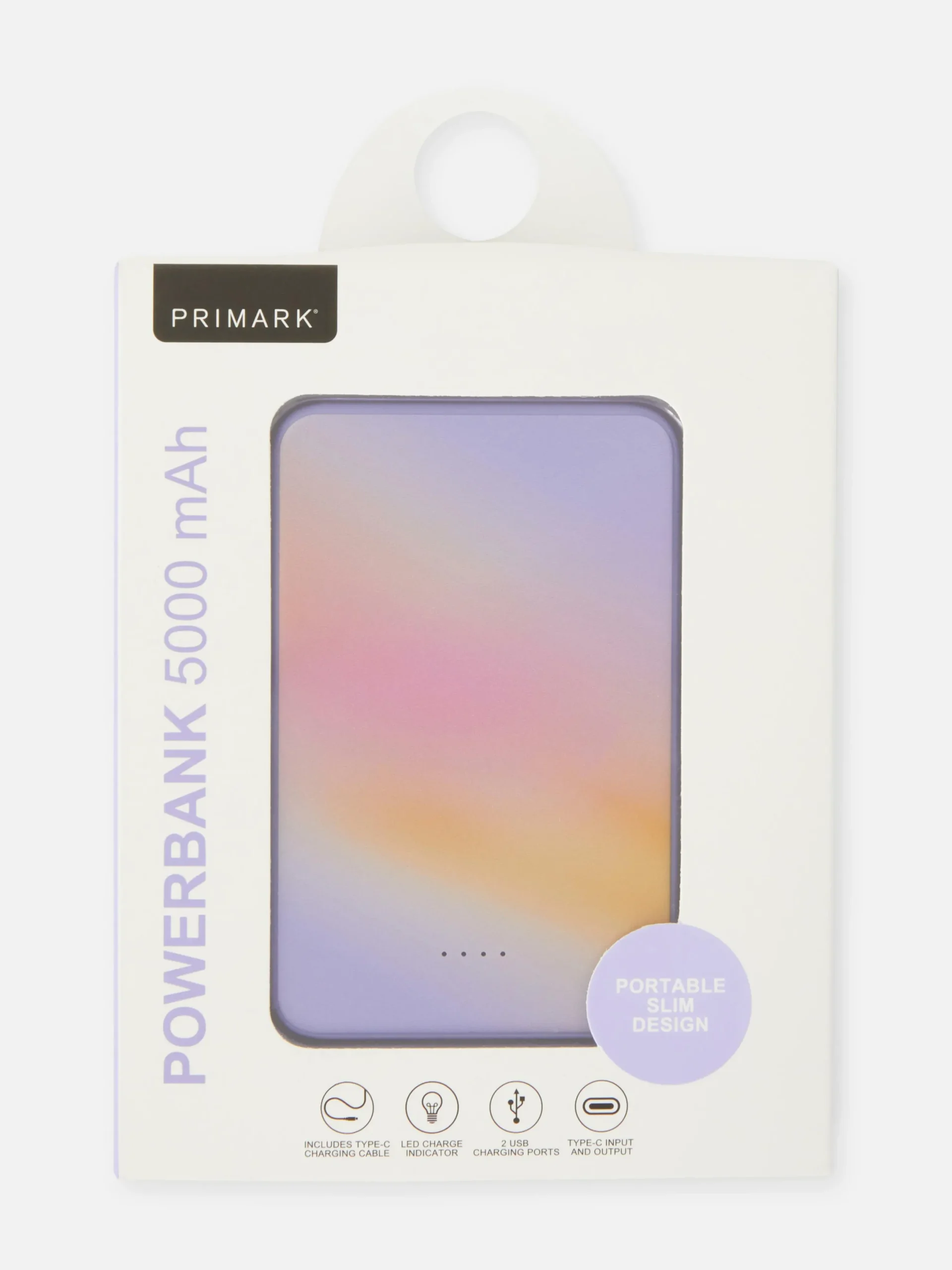 Ladegeräte|Primark Ombré 5000 MAh Power Bank Multi