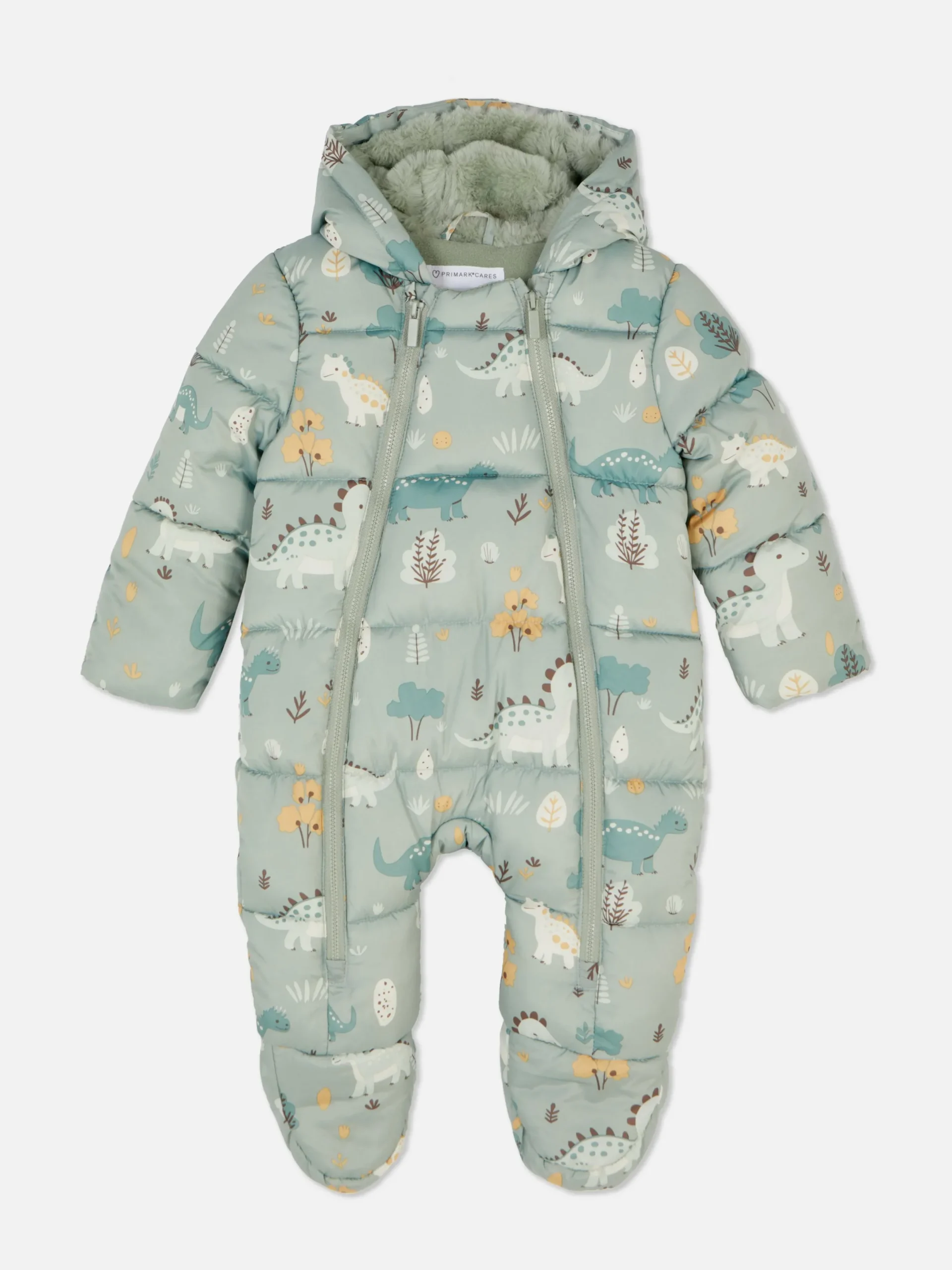 Babygirls Und Strampler|Primark Overall Mit Dinosauriermuster Grün