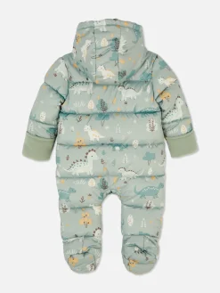 Babygirls Und Strampler|Primark Overall Mit Dinosauriermuster Grün