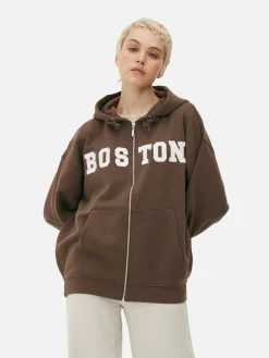 Hoodies Und Sweatshirts|Primark Oversize-Kapuzenpullover Mit Reißverschluss Braun