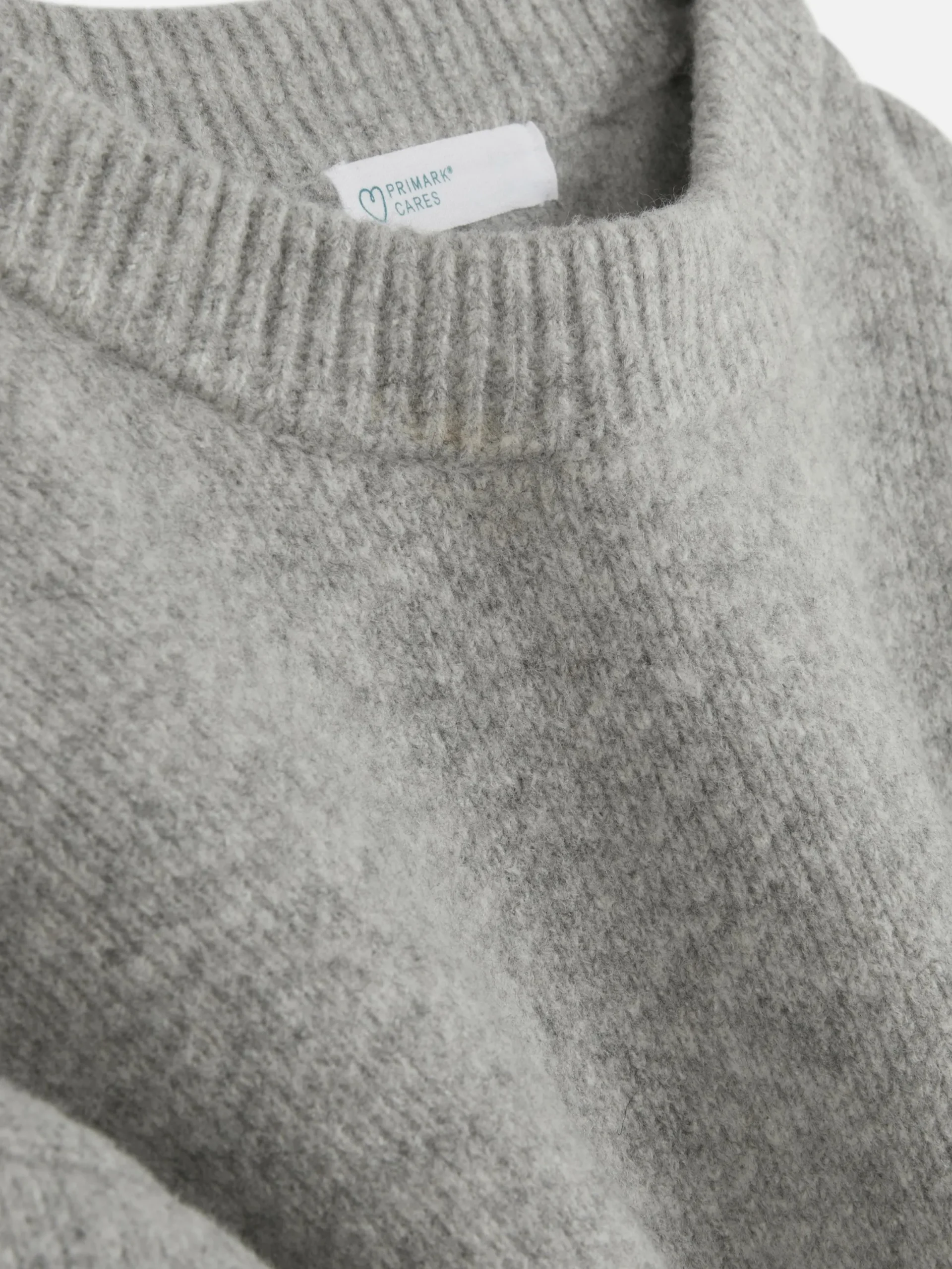 Pullover Und Cardigans|Primark Oversize-Pullover Mit Rundhalsausschnitt Hellgrau