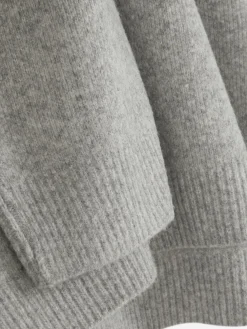 Pullover Und Cardigans|Primark Oversize-Pullover Mit Rundhalsausschnitt Hellgrau