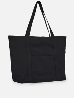 Taschen Und Portemonnaies|Primark Oversize-Tragetasche Aus Canvas Schwarz