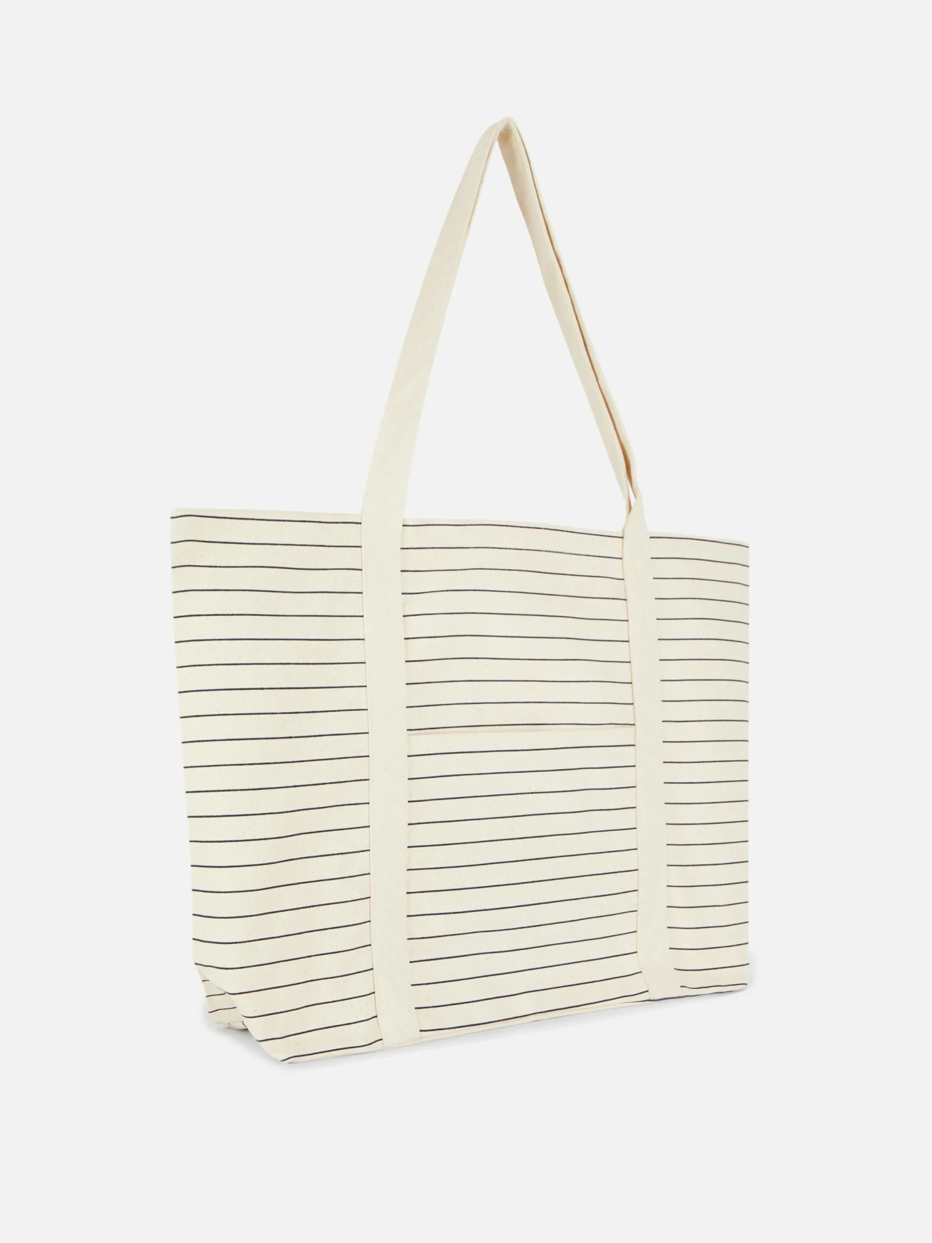 Taschen Und Portemonnaies|Primark Oversize-Tragetasche Aus Canvas Naturfarben