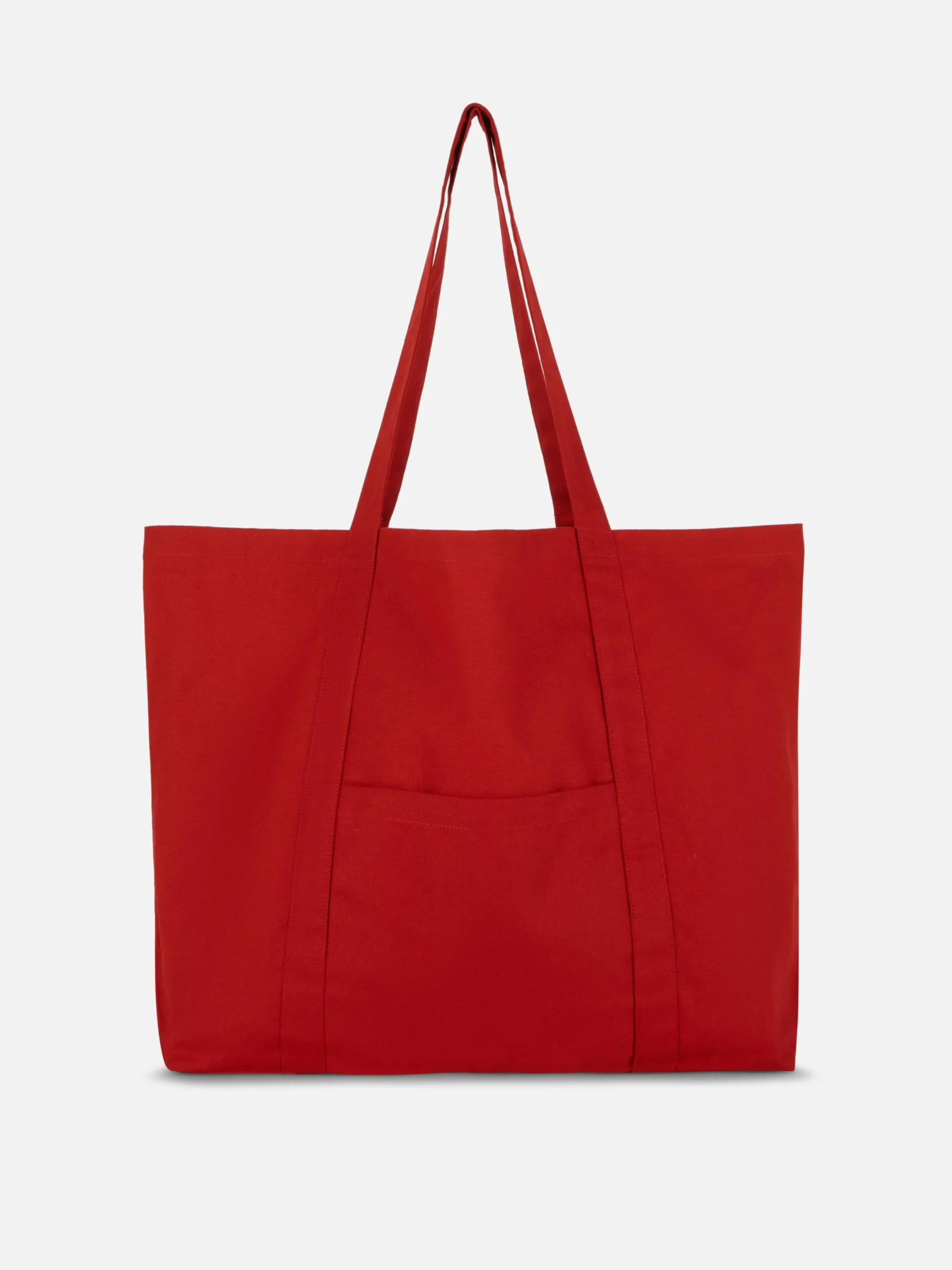 Taschen Und Portemonnaies|Primark Oversize-Tragetasche Aus Canvas Rot