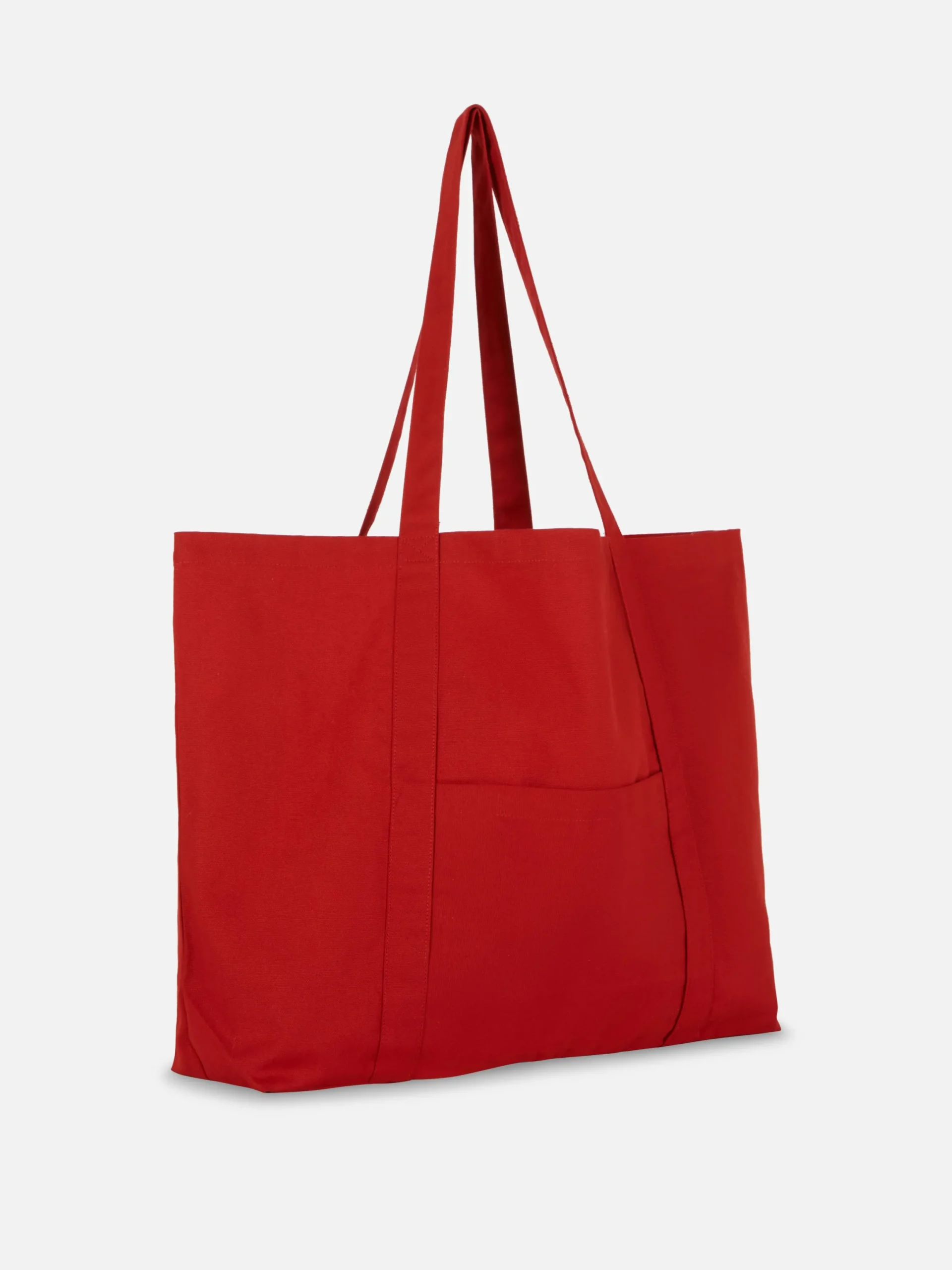 Taschen Und Portemonnaies|Primark Oversize-Tragetasche Aus Canvas Rot