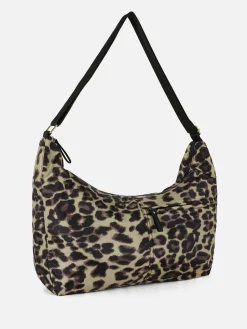 Taschen Und Portemonnaies|Primark Oversize-Umhängetasche Mit Leopardenmuster Braun