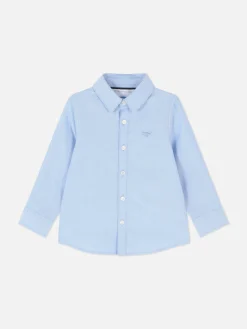 Tops Und T-Shirts|Primark Oxford-Hemd Mit Knopfleiste Blau