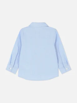 Tops Und T-Shirts|Primark Oxford-Hemd Mit Knopfleiste Blau