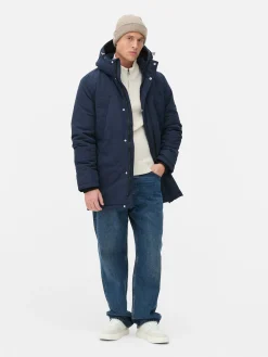 Jacken Und Mäntel|Primark Parka Mit Kapuze Marineblau