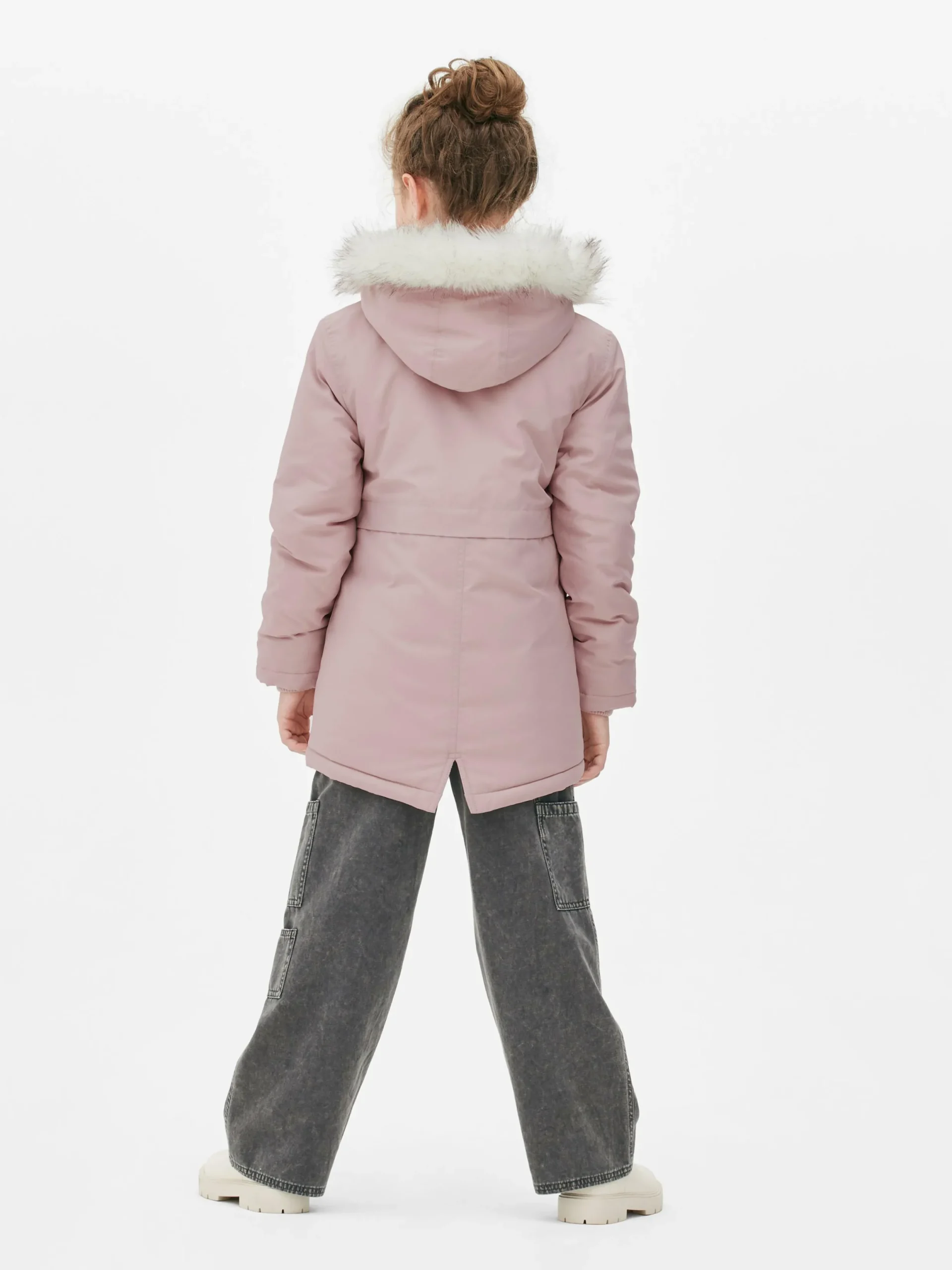 Jacken Und Mäntel|Primark Parka Mit Kapuze Aus Kunstfell Rosa