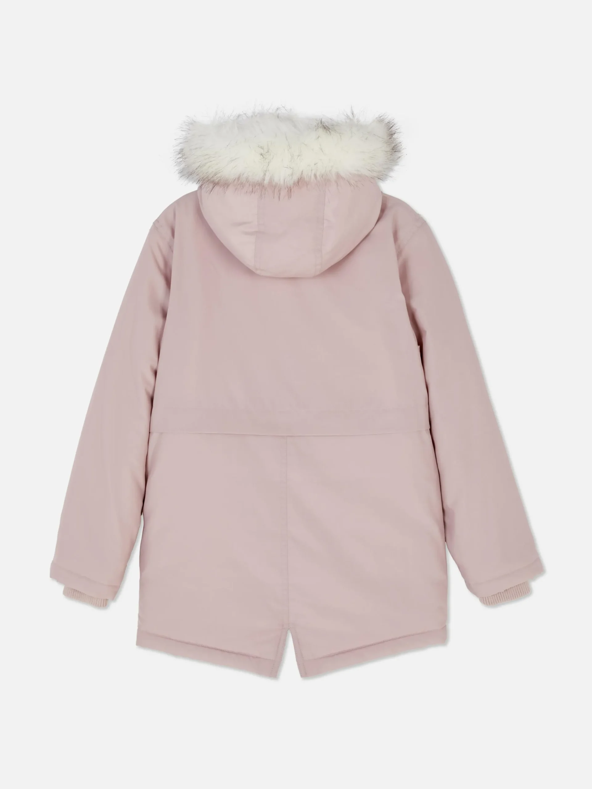 Jacken Und Mäntel|Primark Parka Mit Kapuze Aus Kunstfell Rosa