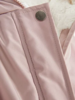 Jacken Und Mäntel|Primark Parka Mit Kapuze Aus Kunstfell Rosa