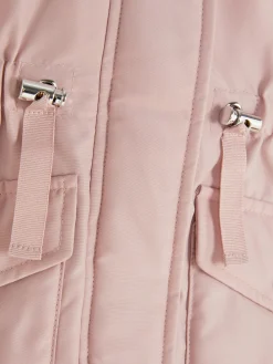 Jacken Und Mäntel|Primark Parka Mit Kunstfellkapuze Rosa