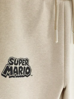 Jogginghosen|Primark Paspelierte „Super Mario“ Jogginghose Zum Kombinieren Steinfarben