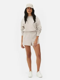 Loungewear|Hoodies Und Sweatshirts|Primark „Paula Echevarría“ Kombi-Sweatshirt Mit Ballonsaum Steinfarben