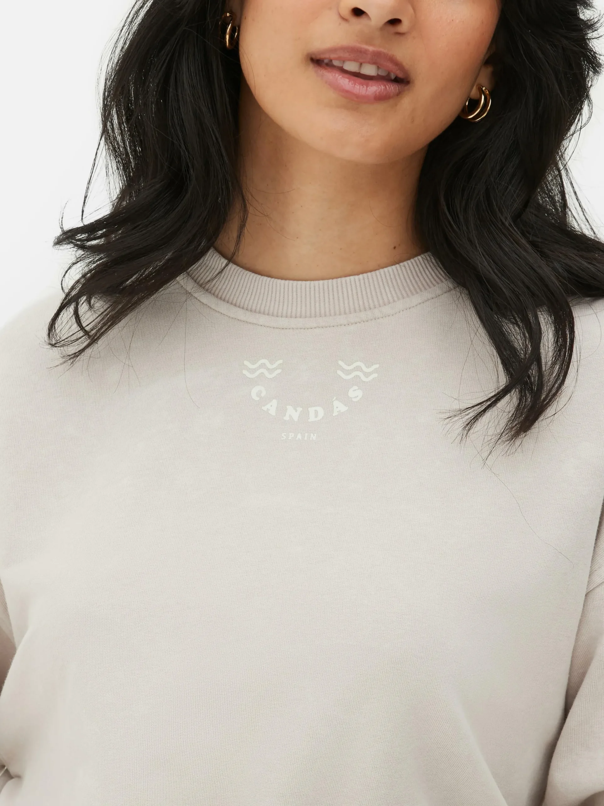 Loungewear|Hoodies Und Sweatshirts|Primark „Paula Echevarría“ Kombi-Sweatshirt Mit Ballonsaum Steinfarben