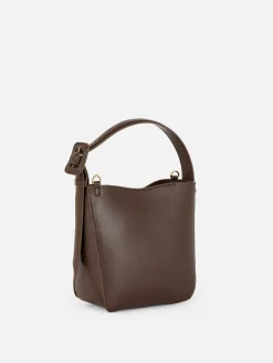 Taschen Und Portemonnaies|Primark „Paula Echevarria“ Mini-Bucket-Tasche Schokoladenbraun