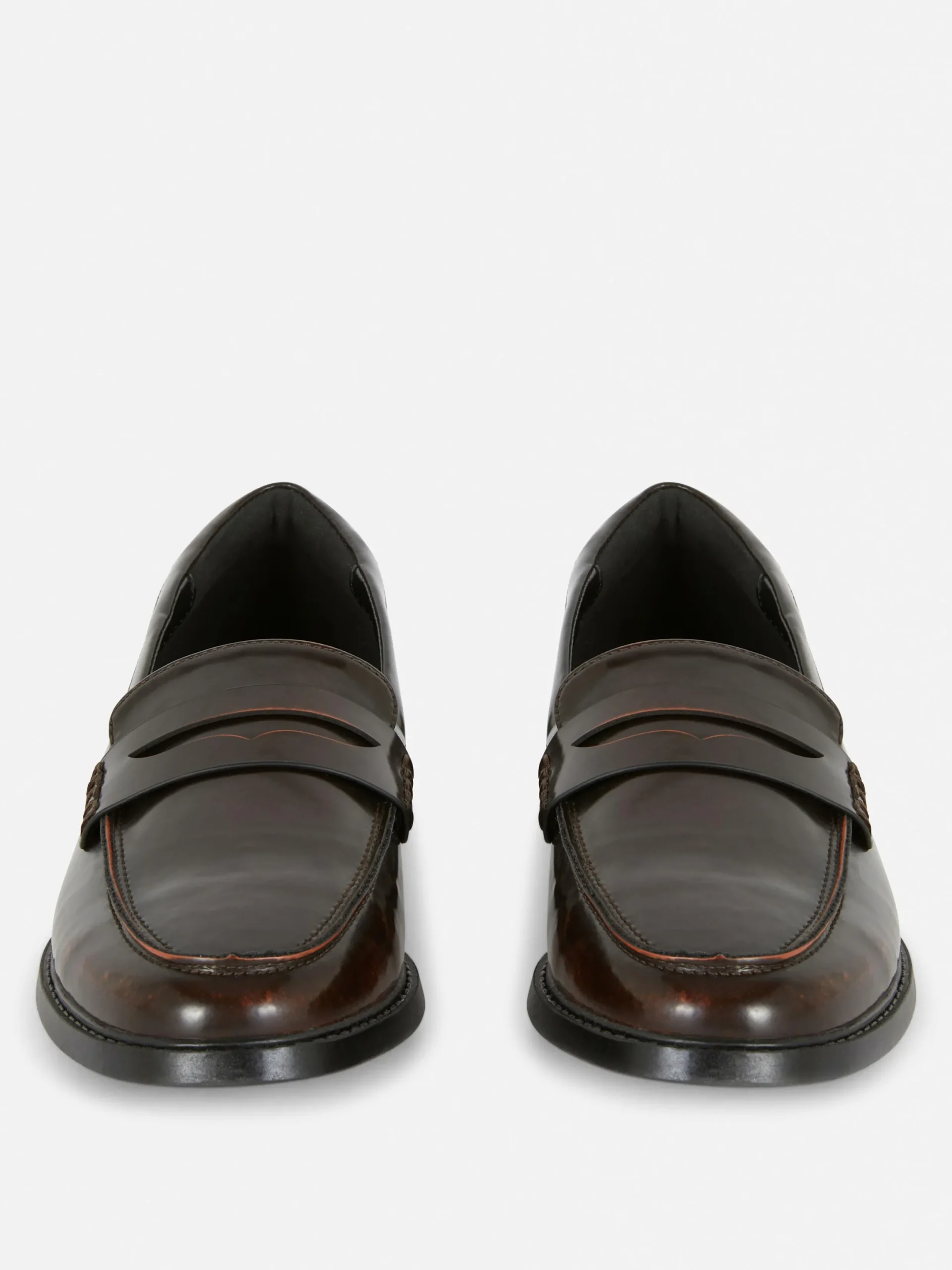 Flache Schuhe|Primark Pennyloafer Aus Kunstleder Braun