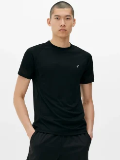 Sportbekleidung|Primark Performance T-Shirt Mit Rundhalsausschnitt Schwarz