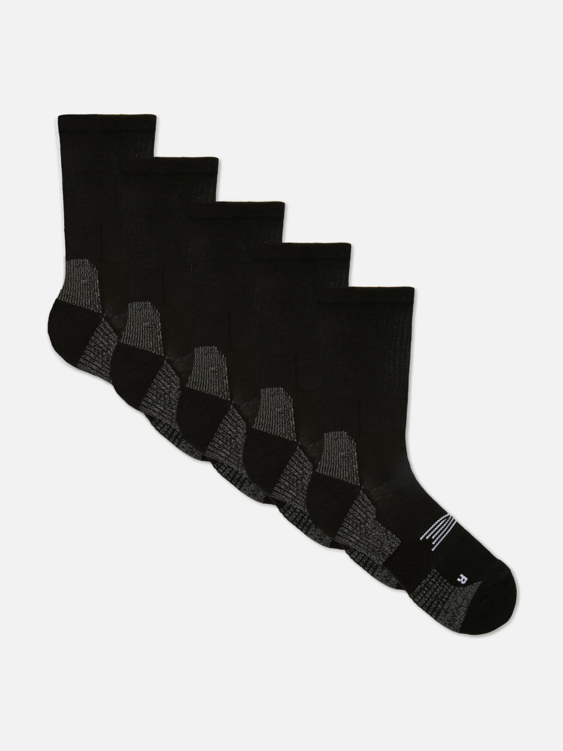 Socken|Sportbekleidung|Primark Performance-Socken, 5er-Pack Schwarz