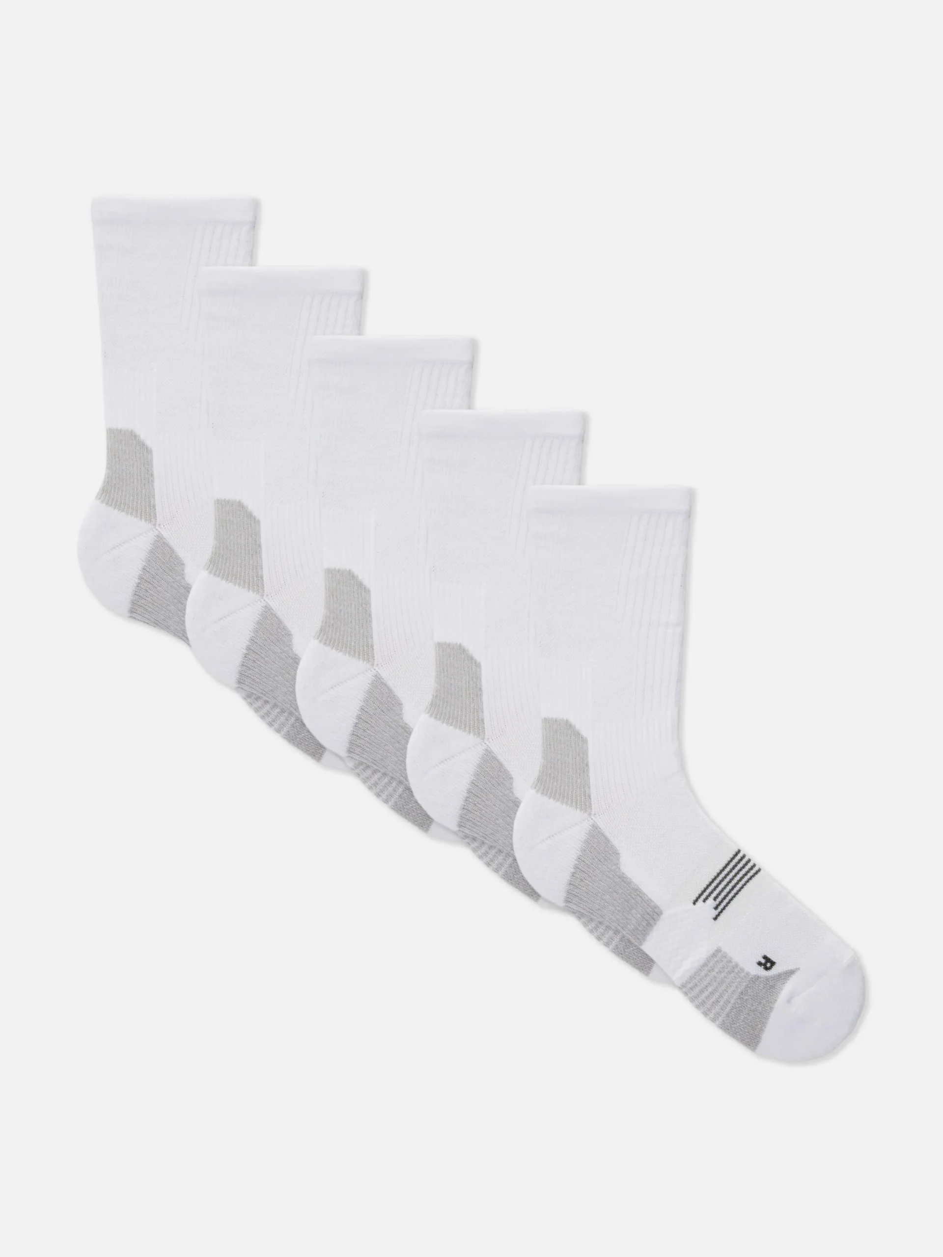 Socken|Sportbekleidung|Primark Performance-Socken, 5er-Pack Weiß