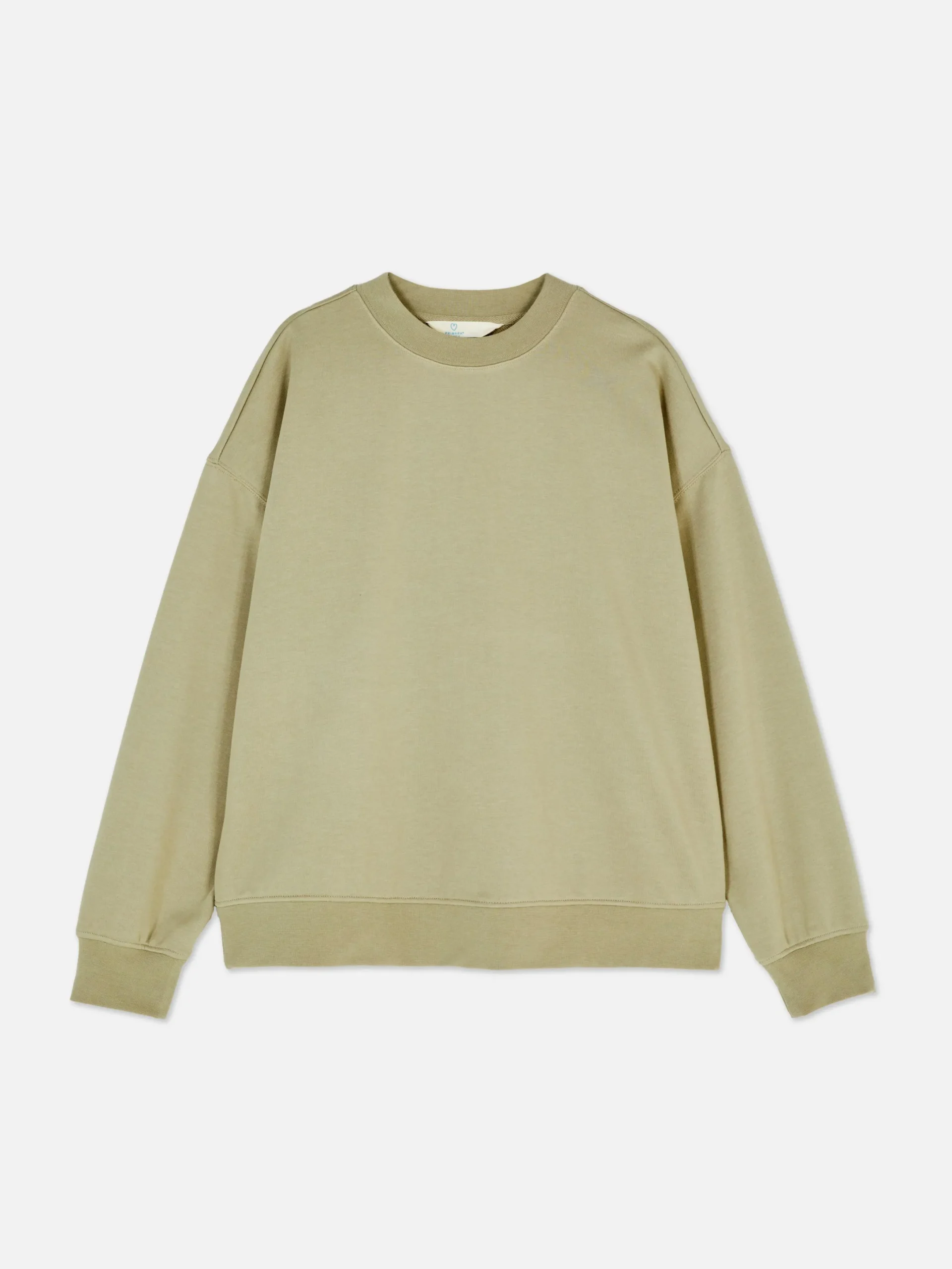 Fitnesskleidung Und Activewear|Primark Performance-Sweatshirt Mit Rundhalsausschnitt Khakifarben
