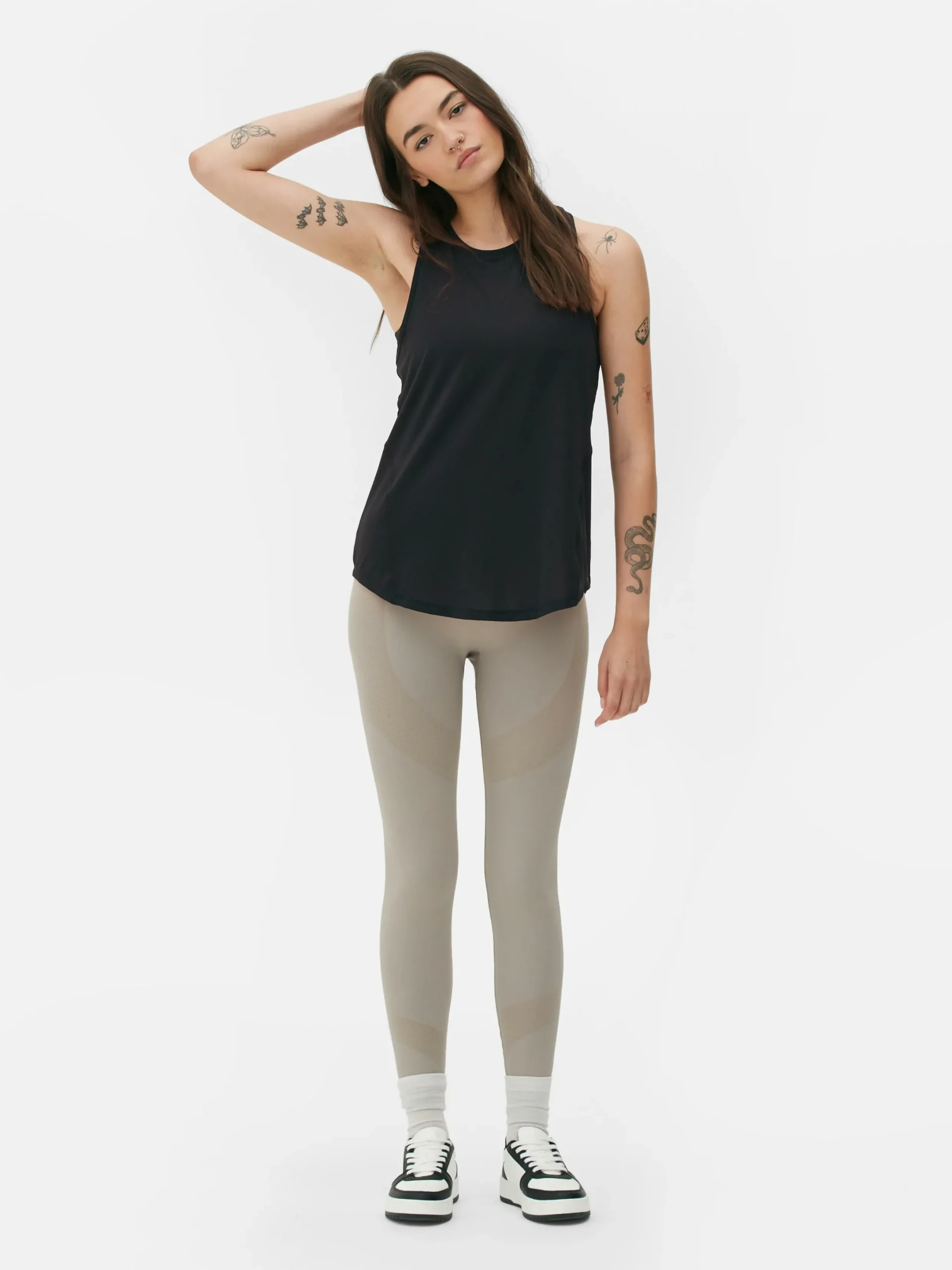Fitnesskleidung Und Activewear|Primark Performance-Tanktop Mit Racerback Schwarz