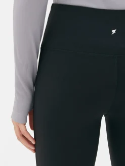 Fitnesskleidung Und Activewear|Primark Performance-Yoga-Leggings Mit Schlag Schwarz
