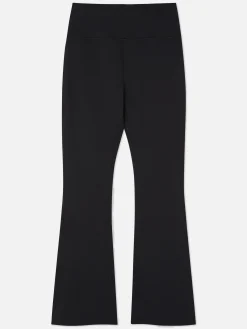 Fitnesskleidung Und Activewear|Primark Performance-Yoga-Leggings Mit Schlag Schwarz