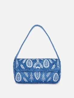 Taschen Und Portemonnaies|Primark Perlenbesetzte Schultertasche Blau