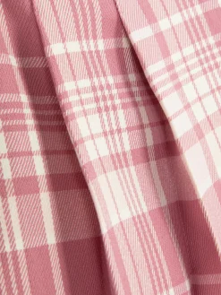 Röcke|Primark Plissierter Rock Mit Karomuster Rosa