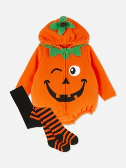 Halloween-Kostüme Für Kinder|Halloween Alle|Primark Plüsch-Kürbiskostüm Für Halloween Orange