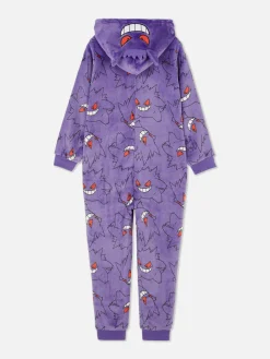 Halloween Alle|Snuddies Und Einteiler|Primark „Pokémon Gengar“ Einteiler Für Kinder Violett