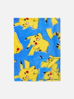 Decken Und Überwurfe|Primark „Pokémon Pikachu“ Überwurf Mit Kapuze Blau