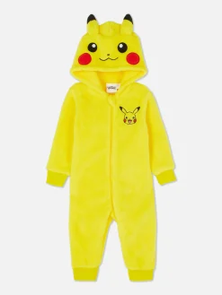 Schlafanzüge Und Nachtwäsche|Schlafanzüge Und Nachtwäsche|Primark „Pokémon Pikachu“ Einteiler Gelb