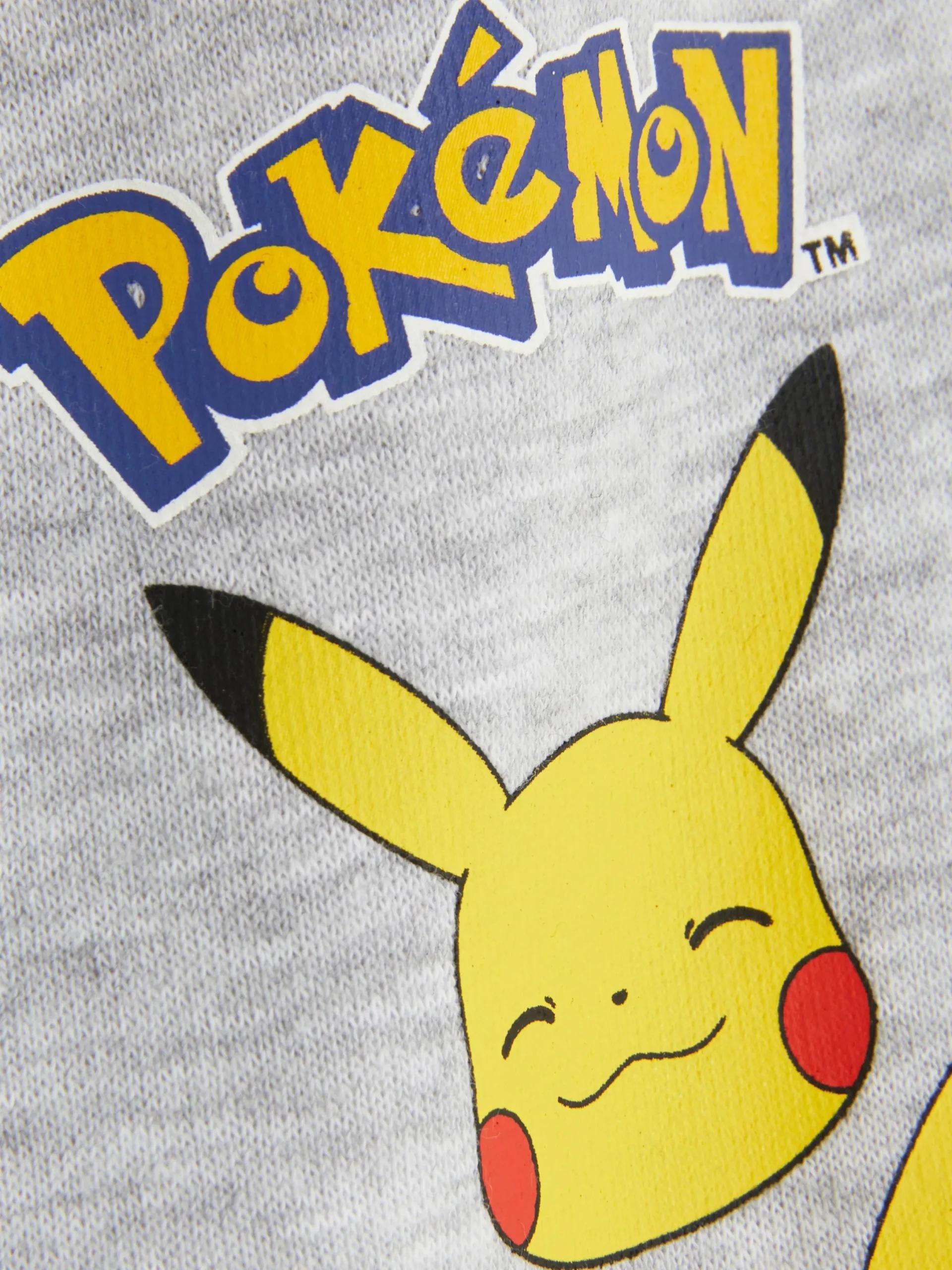 Jogginghosen|Primark „Pokémon Pikachu“ Jogginghose Grau meliert