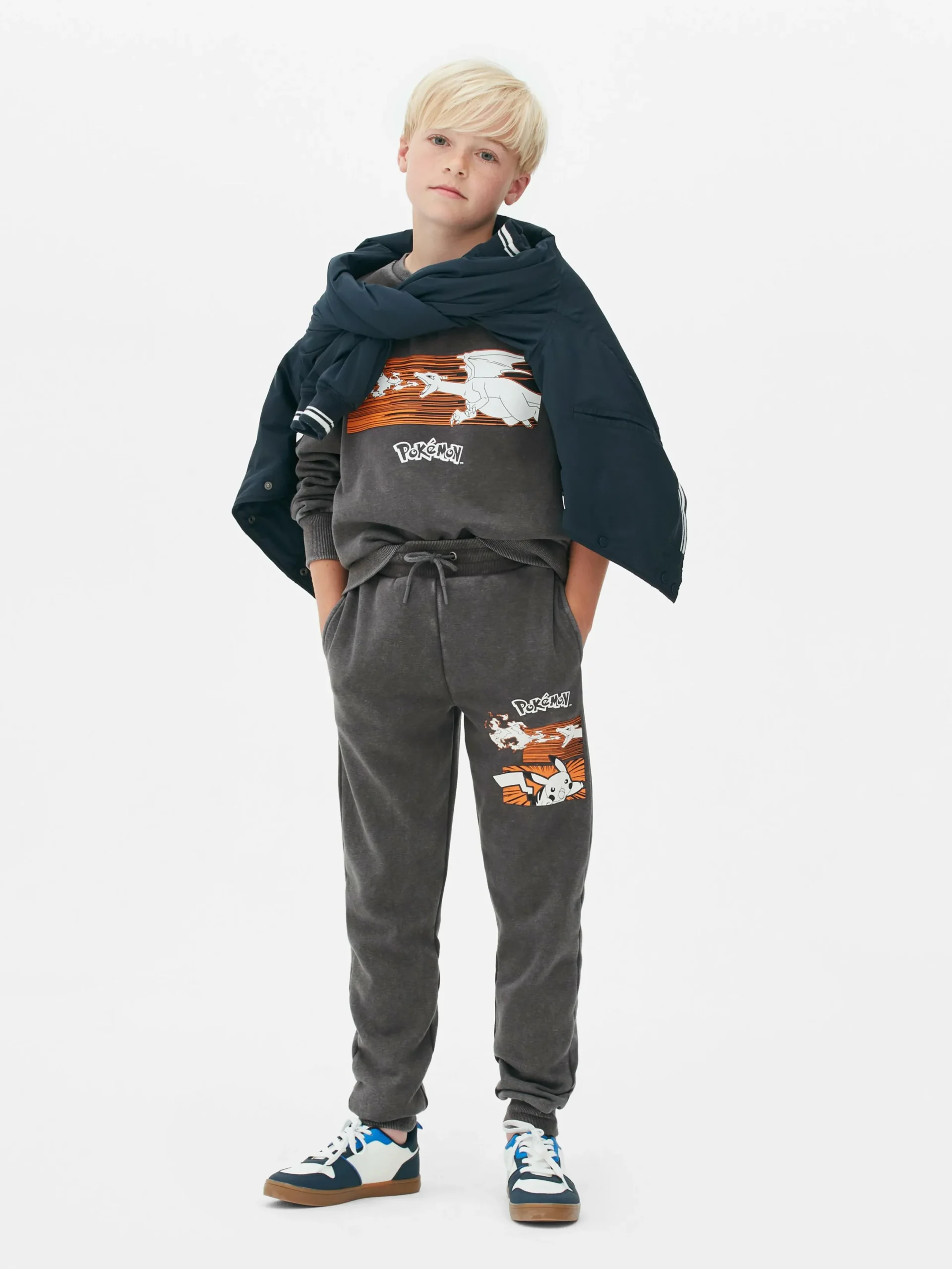 Jogginghosen|Primark „Pokémon Pikachu Und Glurak“ Jogginghose Dunkelgrau