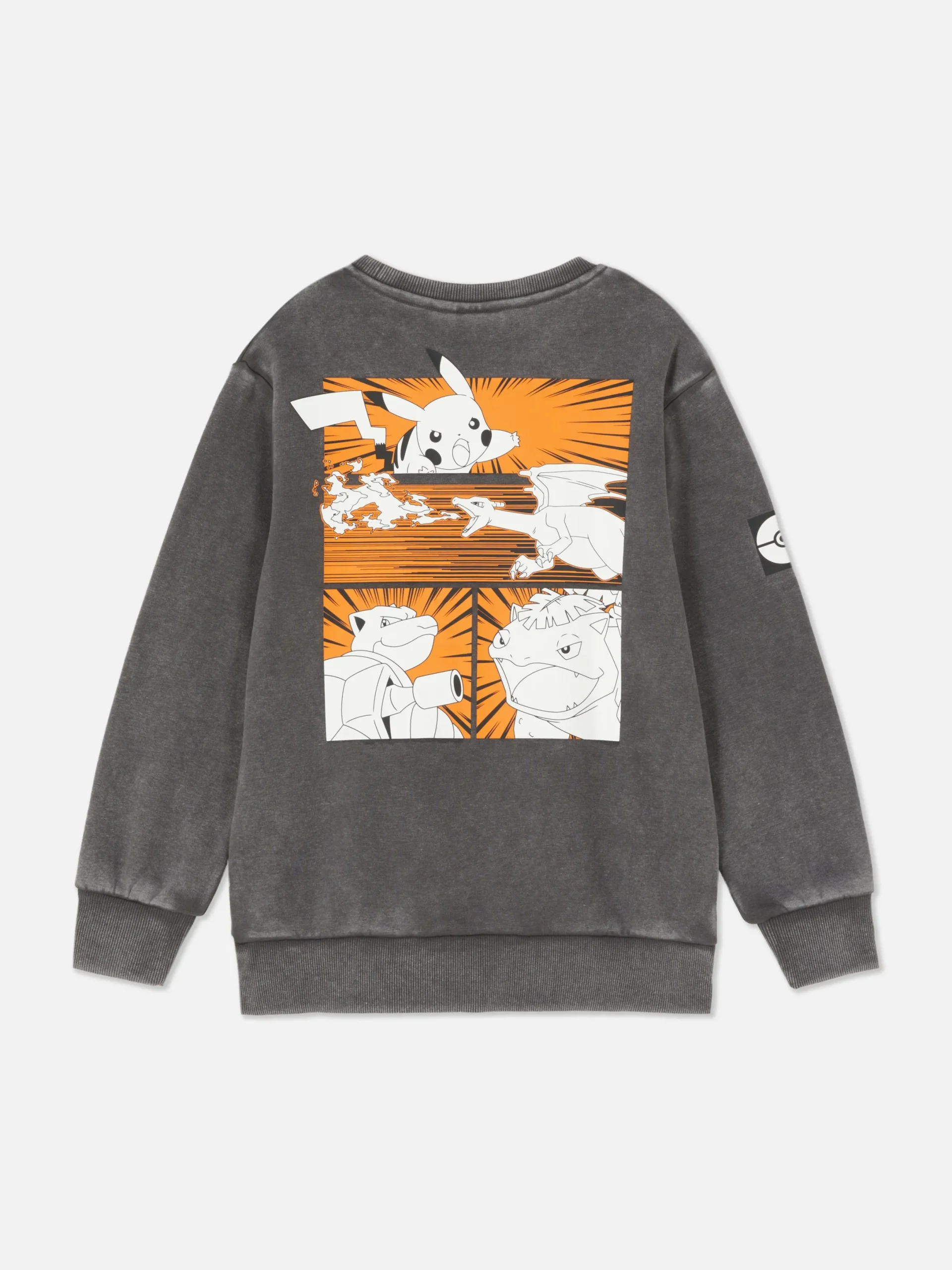Hoodies Und Sweatshirts|Primark „Pokémon“ Sweatshirt Mit Grafik Dunkelgrau